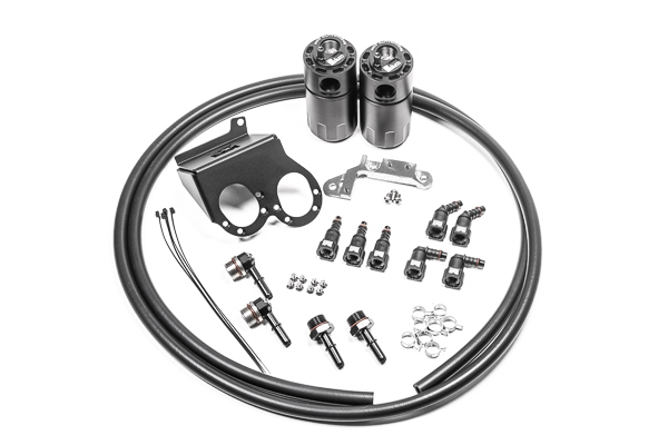 Radium Engineering — Radium 14-19 Chevrolet Corvette LT1 CCV Fluid Lock Dual Catch Can Kit
CATCH CAN KIT - view 4
